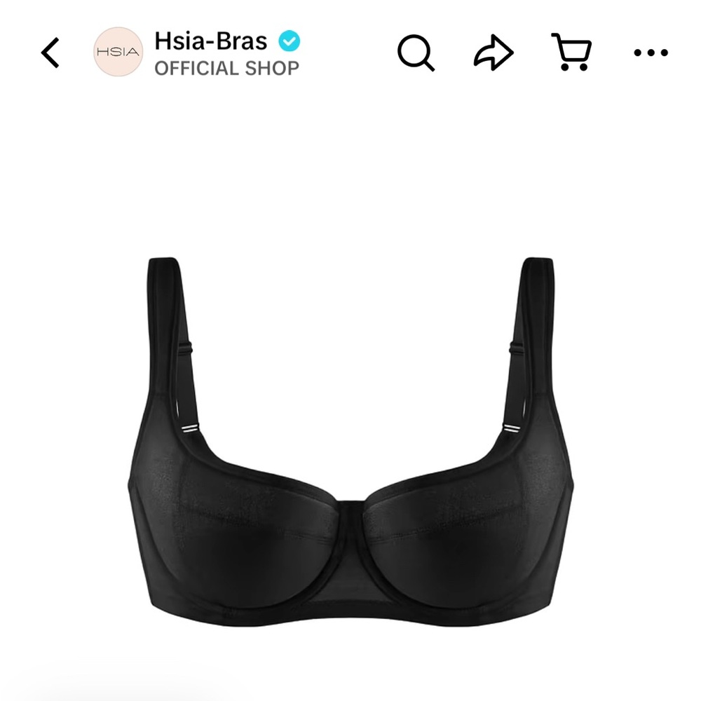 HSIA light padded balconette bra